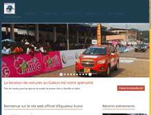 Tablet Screenshot of equateurautos.com